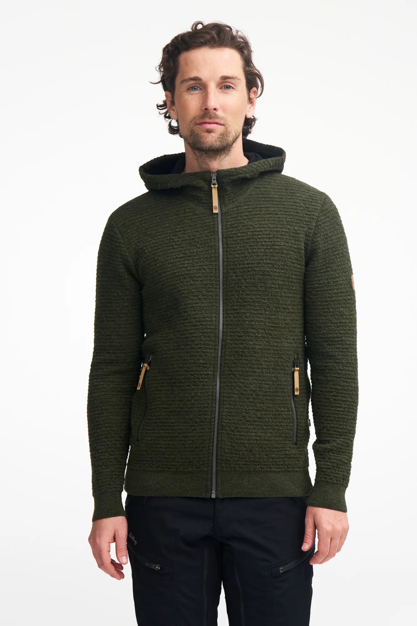 MOREL HOOD MALE, ULL/TENCEL™ — NAVY - Ivanhoe of Sweden