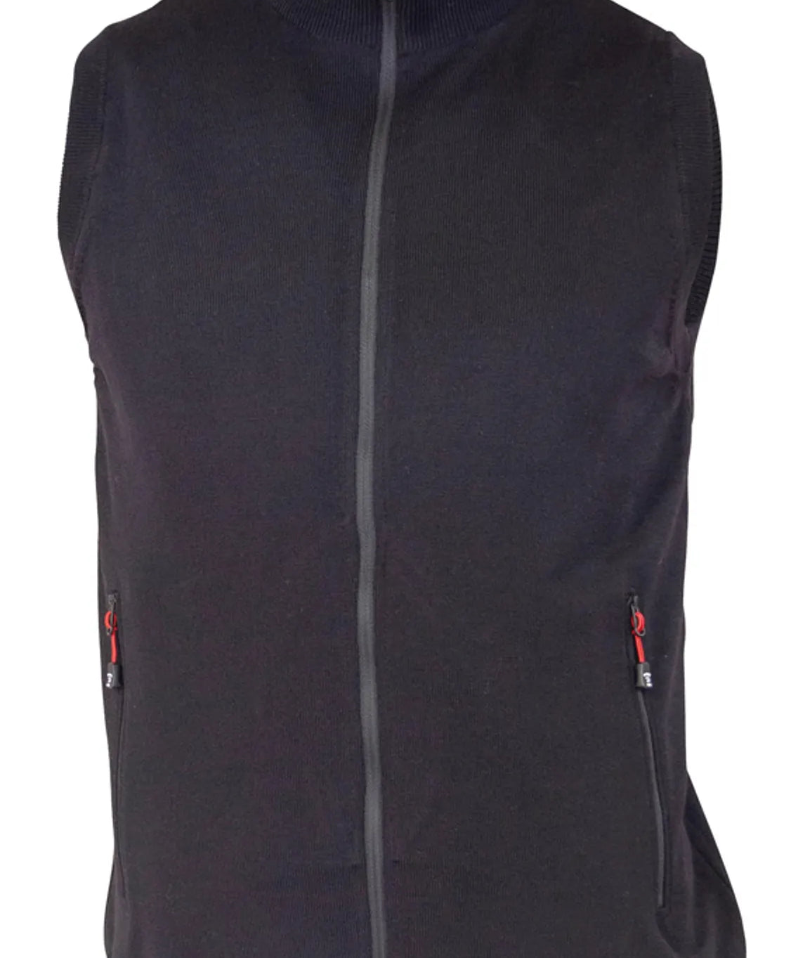 YORK VEST WINDBREAKER , 100% EXTRA FINE MERINOULL — BLACK - Ivanhoe of Sweden