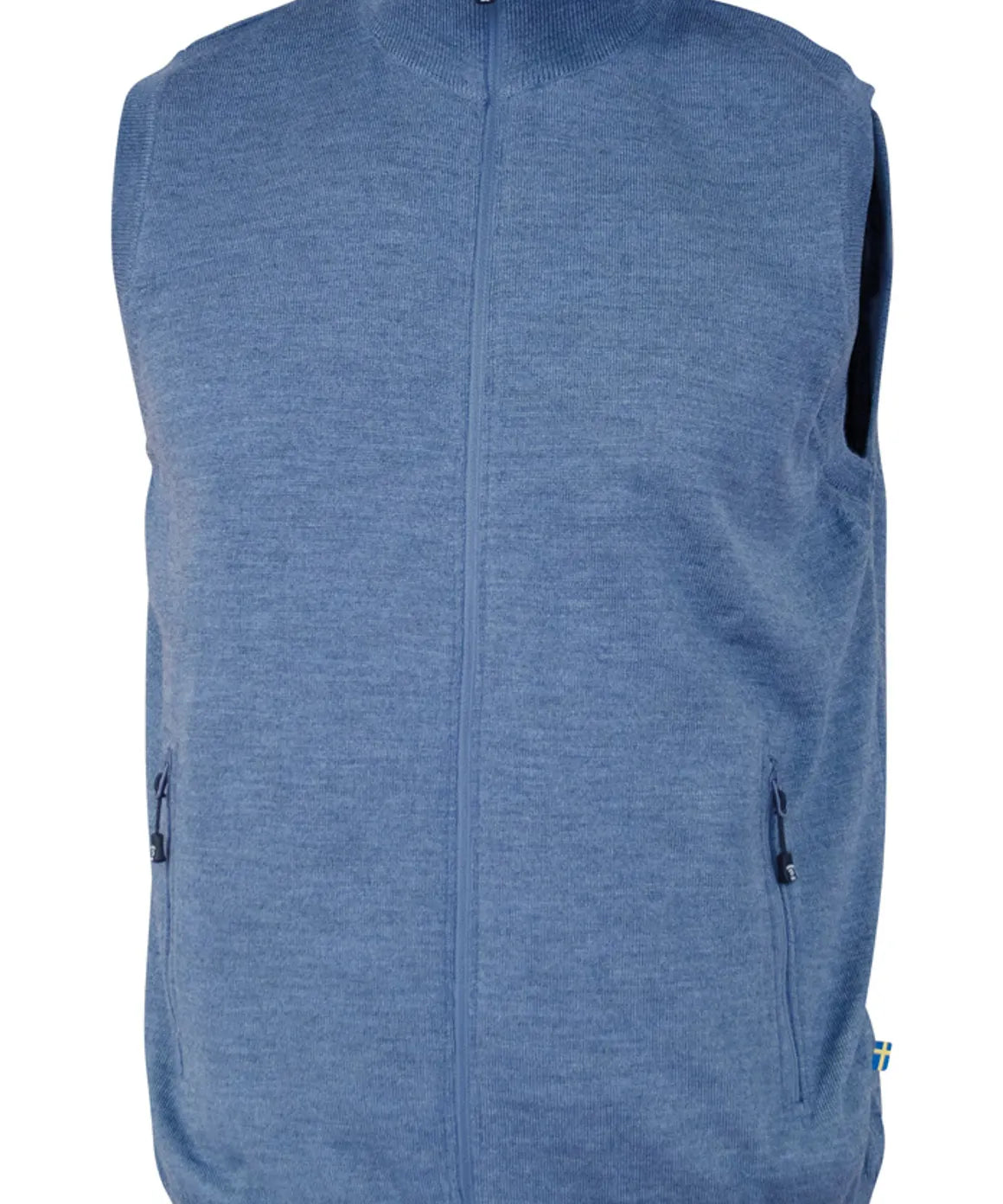 YORK VEST WINDBREAKER , 100% EXTRA FINE MERINOULL — DENIM - Ivanhoe of Sweden