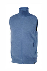 YORK VEST VINDSTOPPER, 100% EKSTRA FIN MERINOULD — DENIM