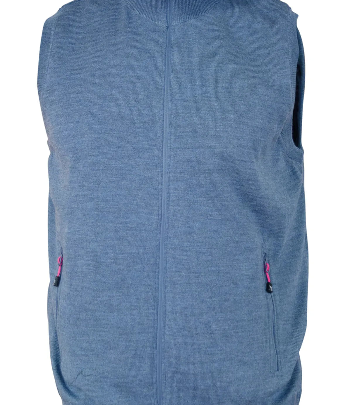 YORK VEST WINDBREAKER , 100% EXTRA FINE MERINOULL — DENIM - Ivanhoe of Sweden