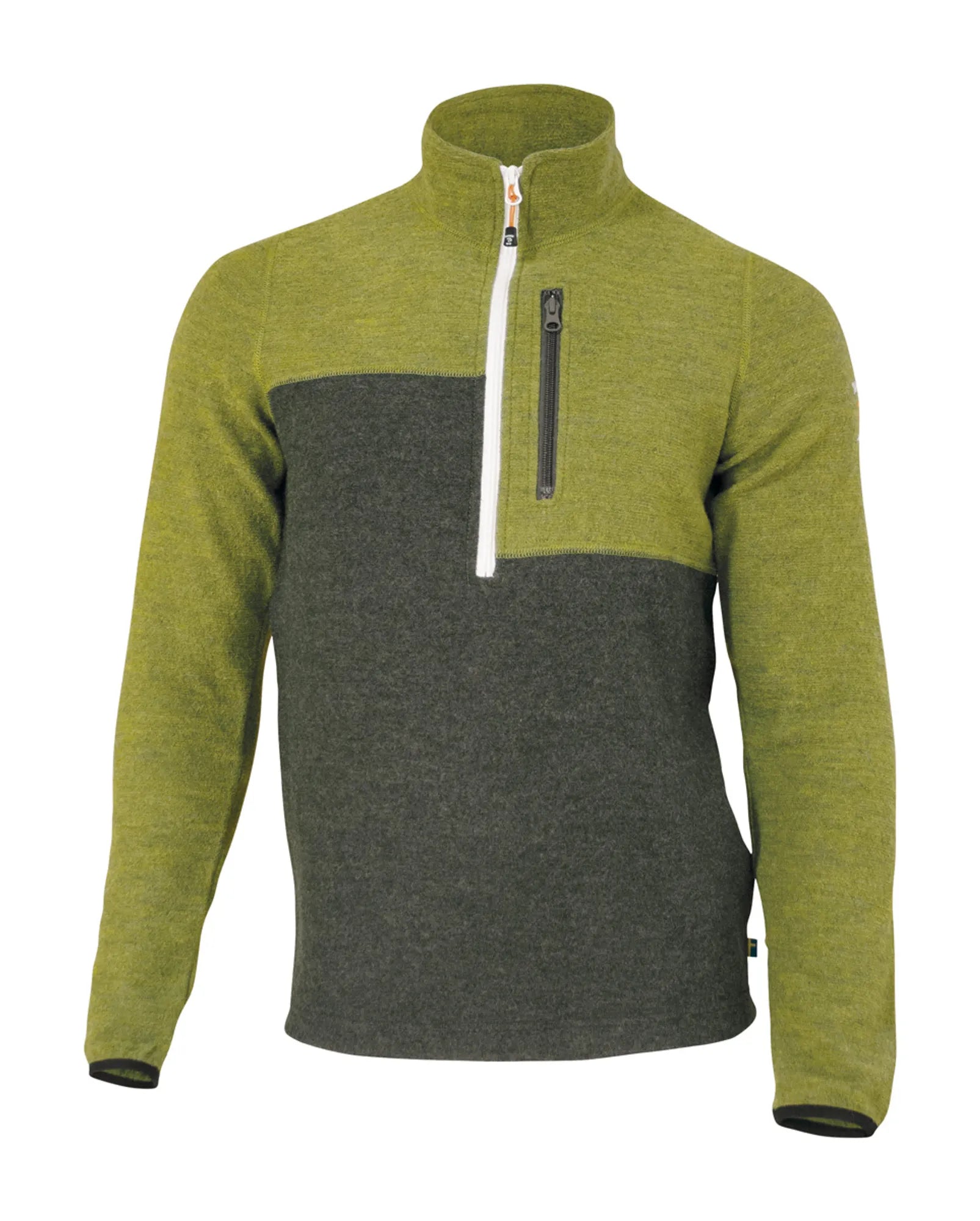 ZIGGY HALF ZIP — LODEN GREEN - Ivanhoe of Sweden