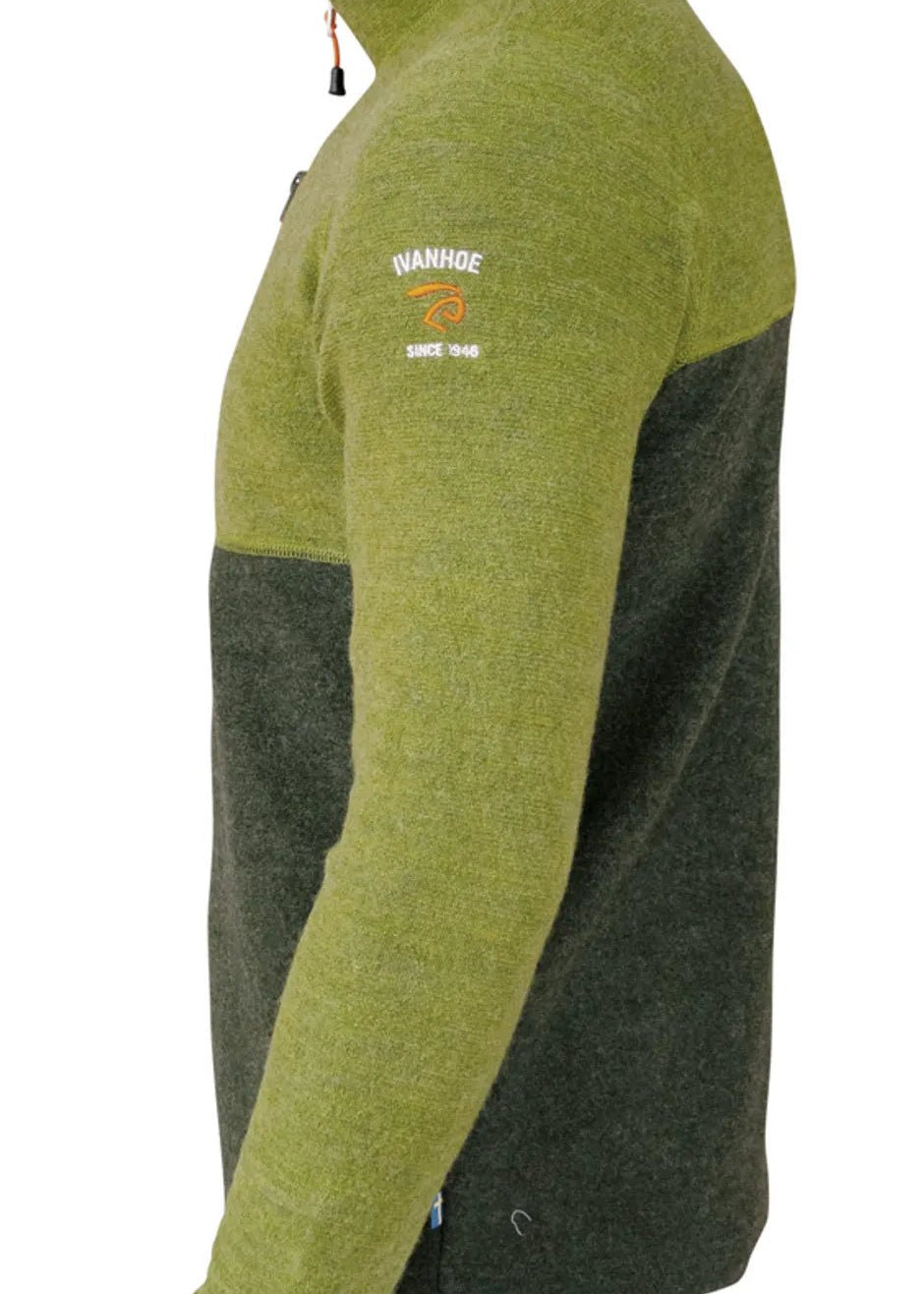 ZIGGY HALF ZIP — LODEN GREEN - Ivanhoe of Sweden