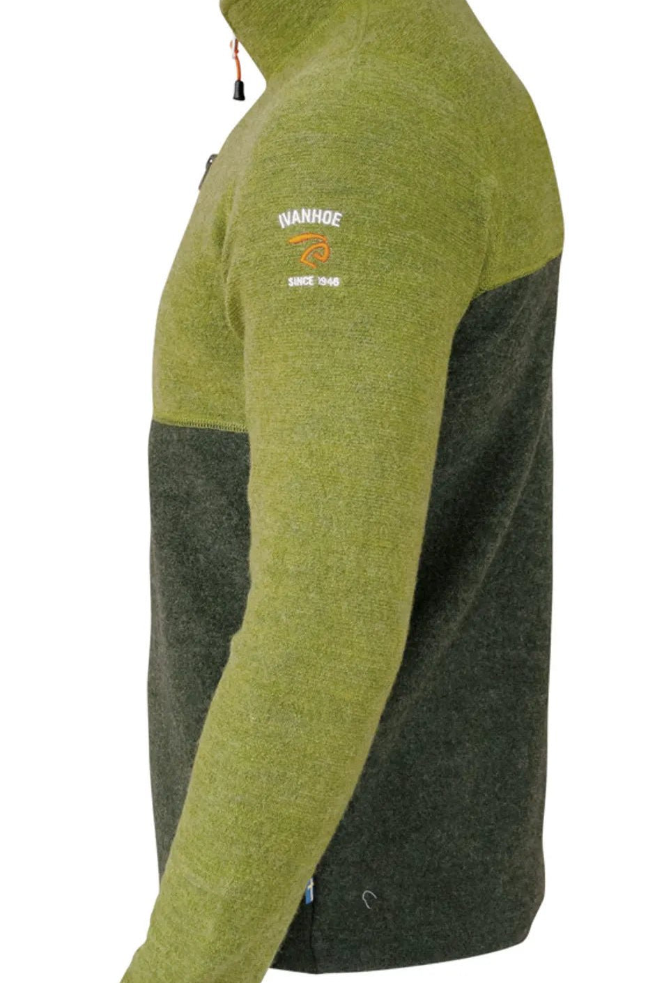 ZIGGY HALF ZIP — LODEN GREEN - Ivanhoe of Sweden