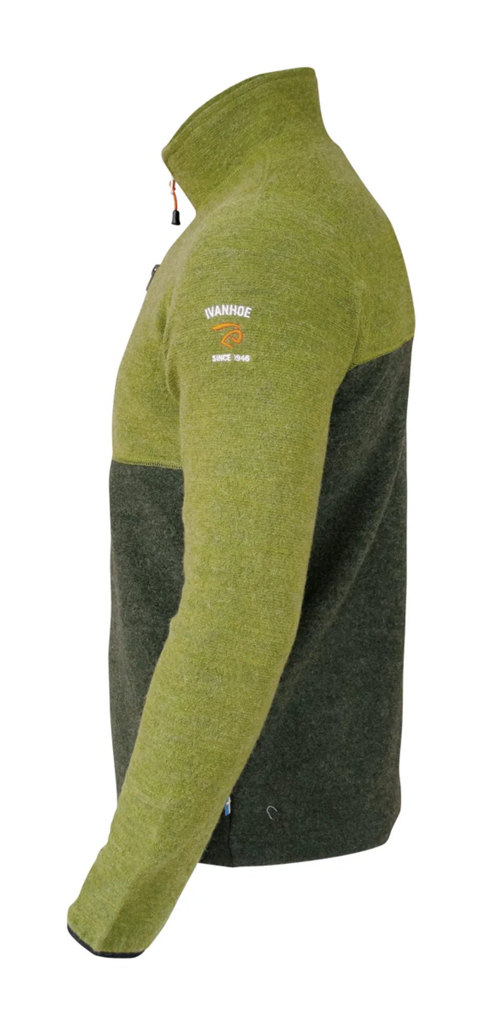 ZIGGY HALF ZIP — LODEN GREEN - Ivanhoe of Sweden
