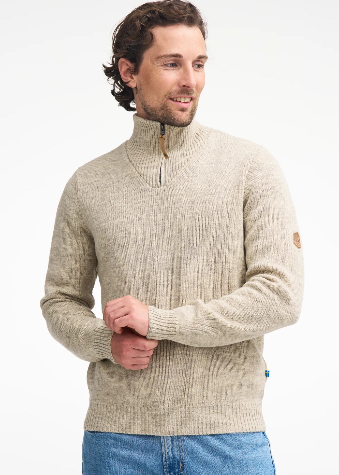 NLS ELM, 100% OFÄRGAD ULL — BIRCH - Ivanhoe of Sweden