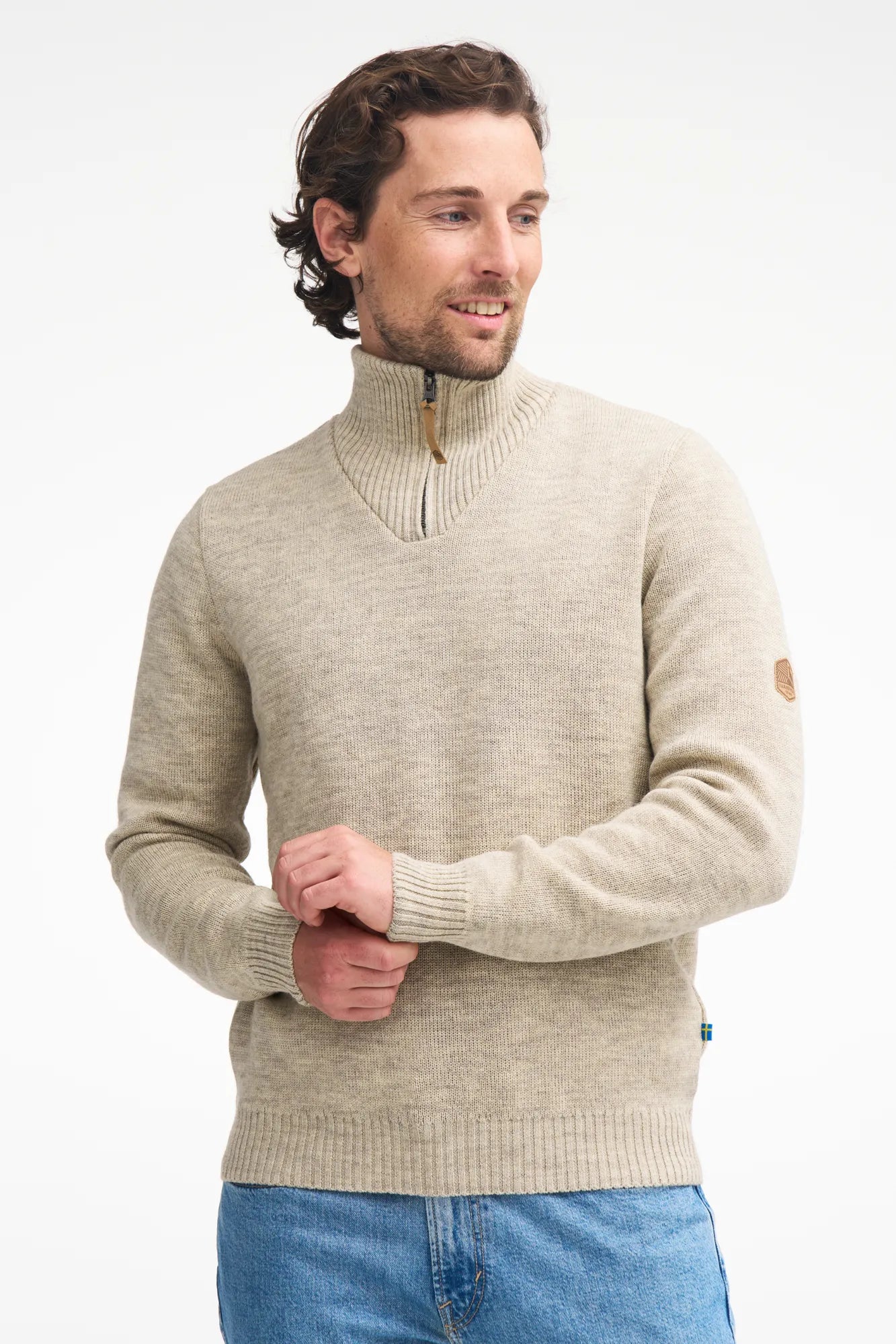 NLS ELM, 100% OFÄRGAD ULL — BIRCH - Ivanhoe of Sweden