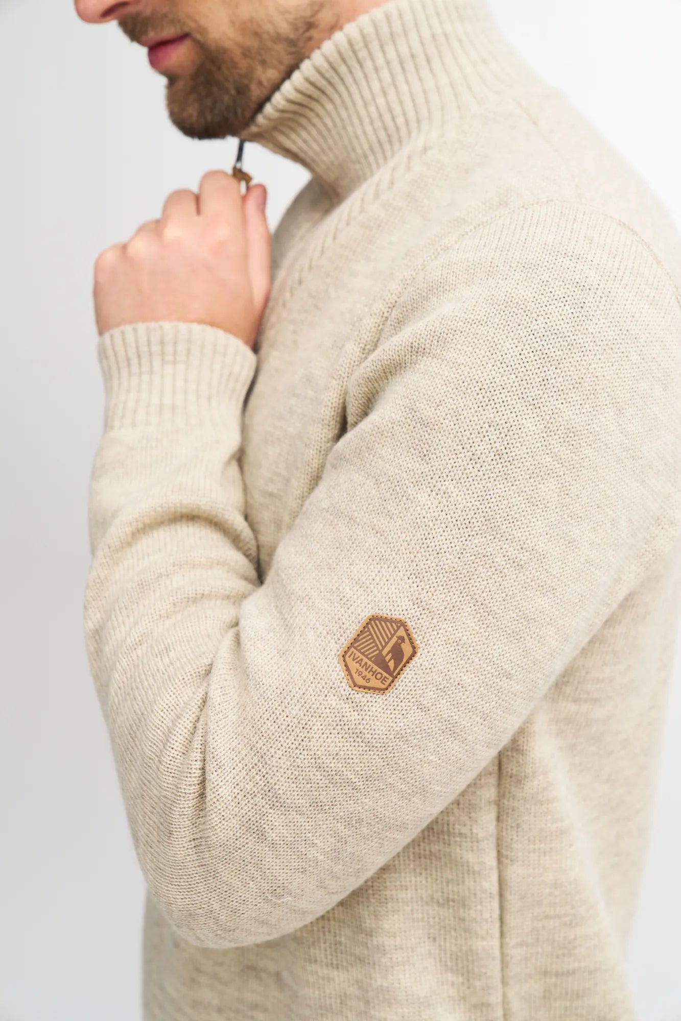 NLS ELM, 100% OFÄRGAD ULL — BIRCH - Ivanhoe of Sweden