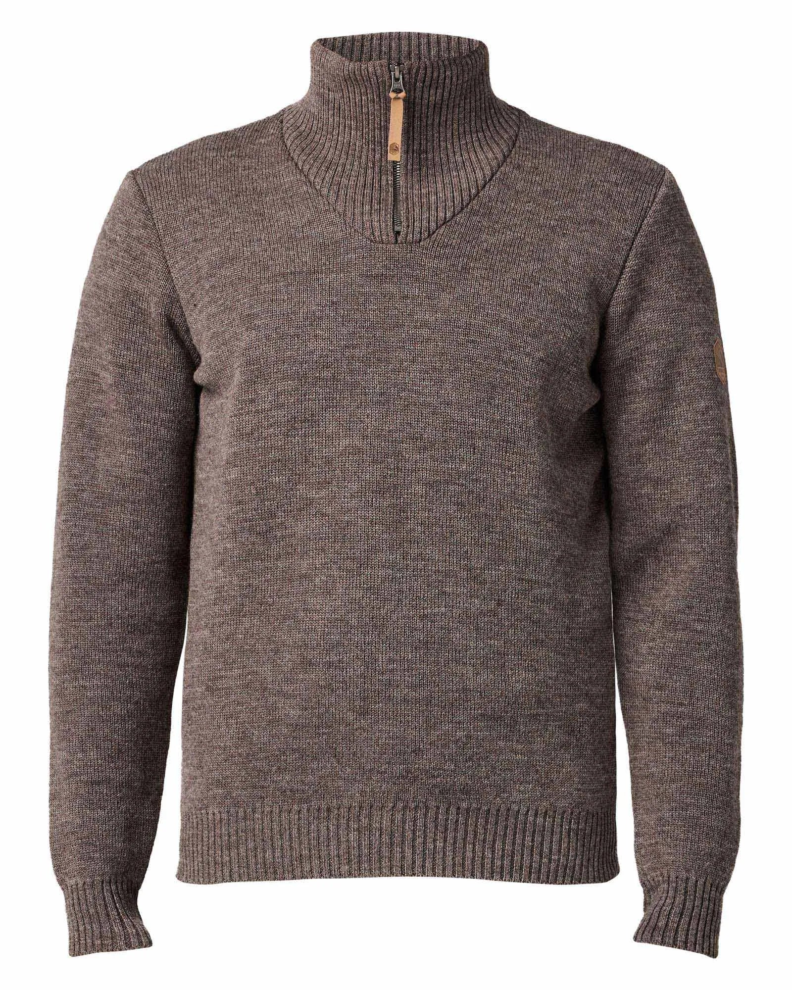NLS ELM, 100% OFÄRGAD ULL — NUTMEG - Ivanhoe of Sweden