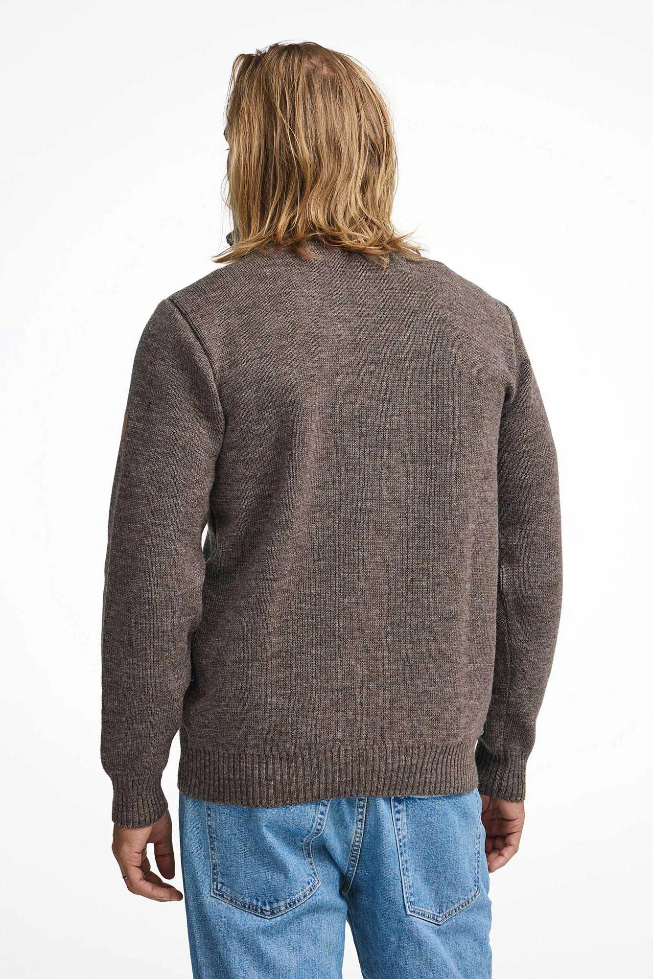 NLS ELM, 100% OFÄRGAD ULL — NUTMEG - Ivanhoe of Sweden