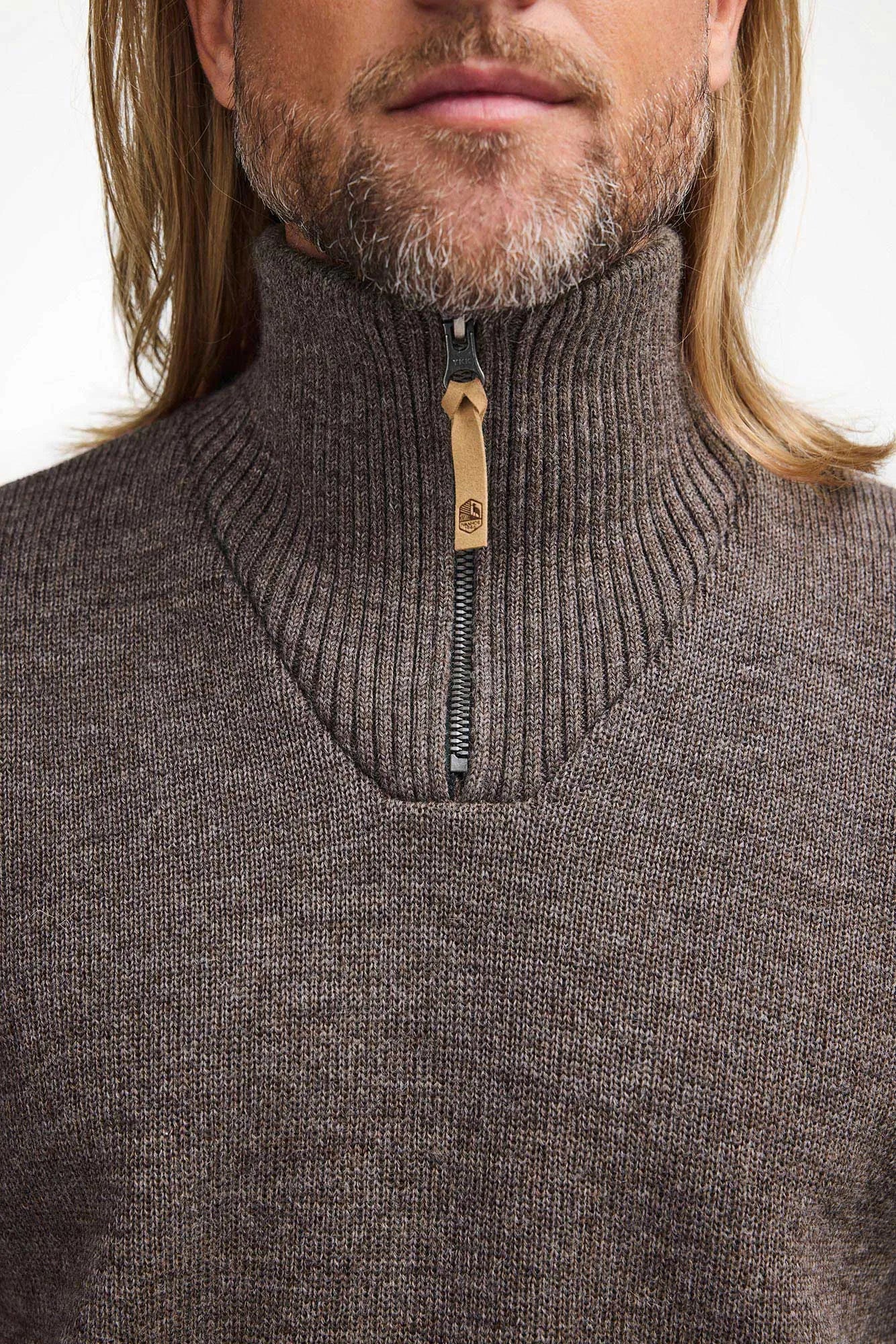 NLS ELM, 100% OFÄRGAD ULL — NUTMEG - Ivanhoe of Sweden