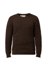 NLS PETAL TIL MÆND, 100 % UFARVET ULD — COFFEE BEAN