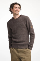 NLS PETAL MALE, 100% UNDYED WOOL  — NUTMEG