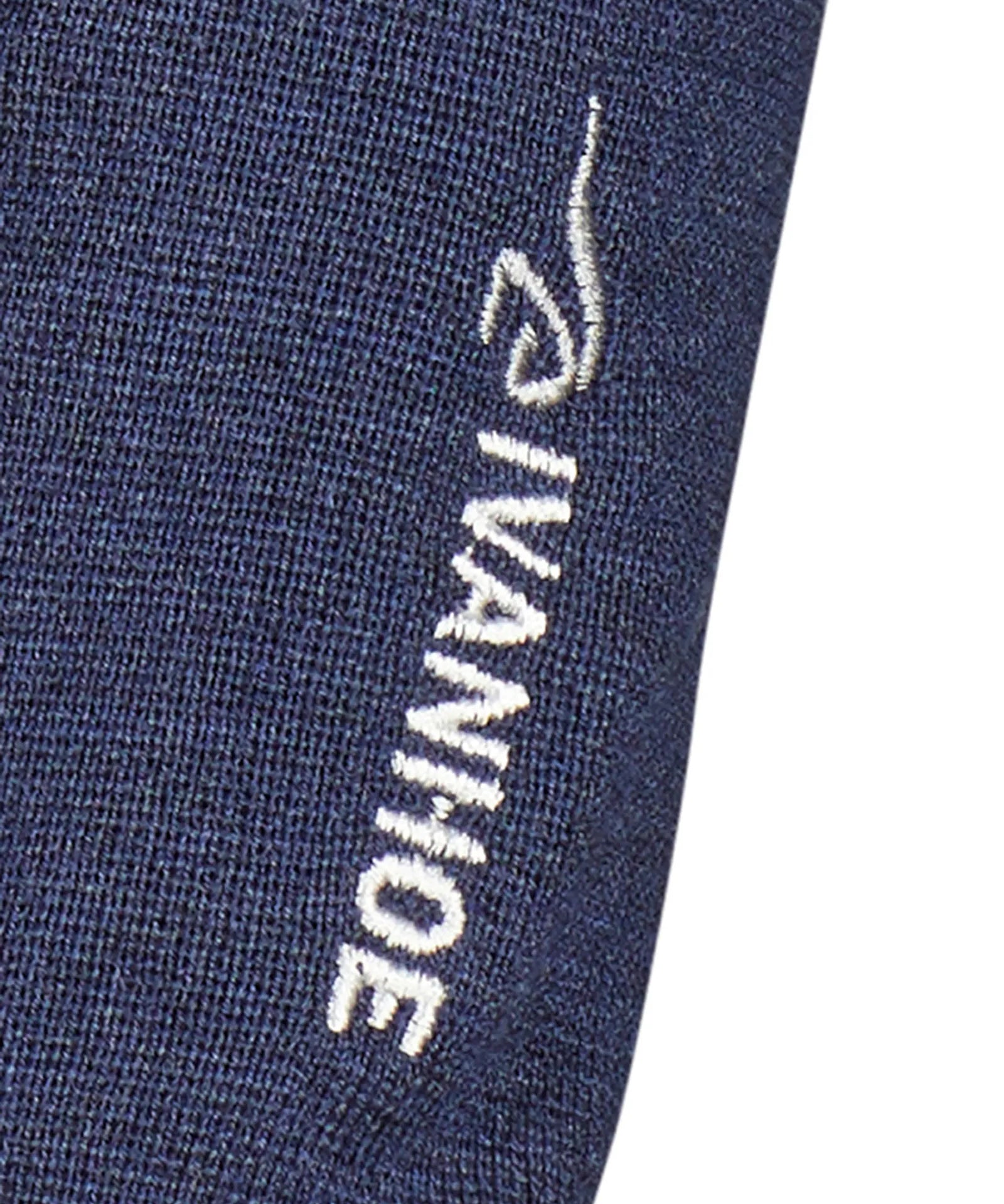 HADAR FULL ZIP, 100% EXTRA FINE MERINOULL — STEELBLUE - Ivanhoe of Sweden