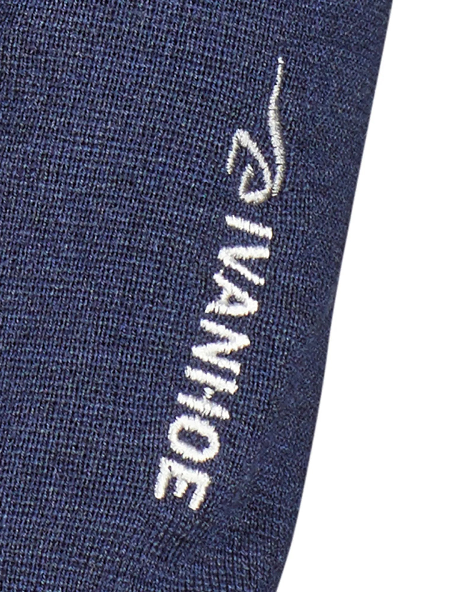 HADAR FULL ZIP, 100% EXTRA FINE MERINOULL — STEELBLUE - Ivanhoe of Sweden