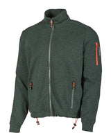 HADAR FULL ZIP WINDBREAKER, 100% EXTRA FINE MERINOULL — RIFLE GREEN