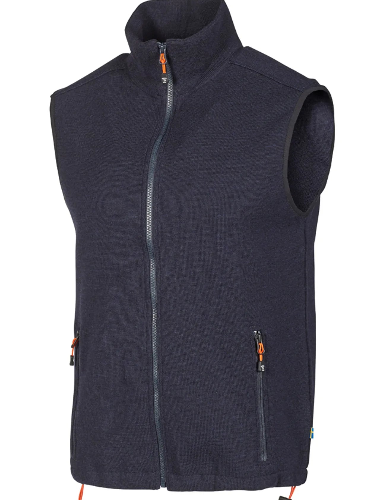 HADAR VEST, 100% EXTRA FINE MERINOULL — NAVY - Ivanhoe of Sweden