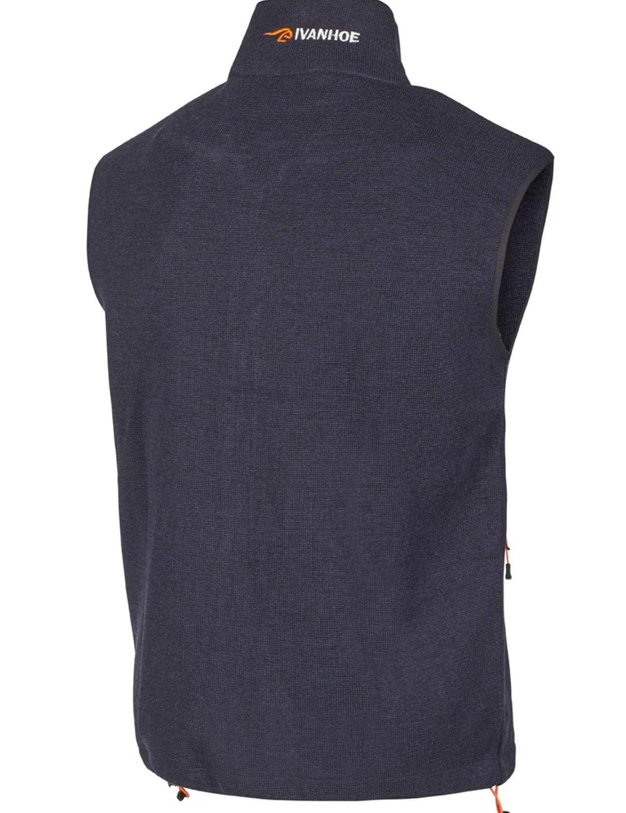 HADAR VEST, 100% EXTRA FINE MERINOULL — NAVY - Ivanhoe of Sweden