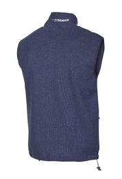 HADAR VEST, 100% EXTRA FINE MERINOULL — STEELBLUE - Ivanhoe of Sweden