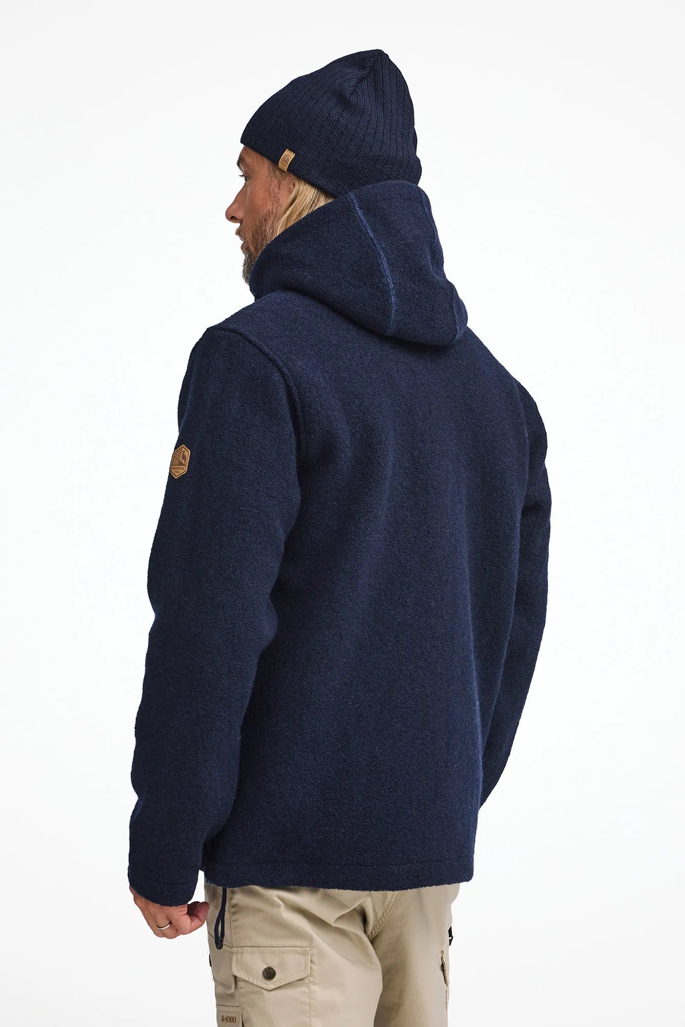 GY STRETEN JACKET, 100% FILTAD ULL — NAVY - Ivanhoe of Sweden