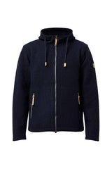 GY STRETEN JACKET, 100% FILTAD ULL  — NAVY