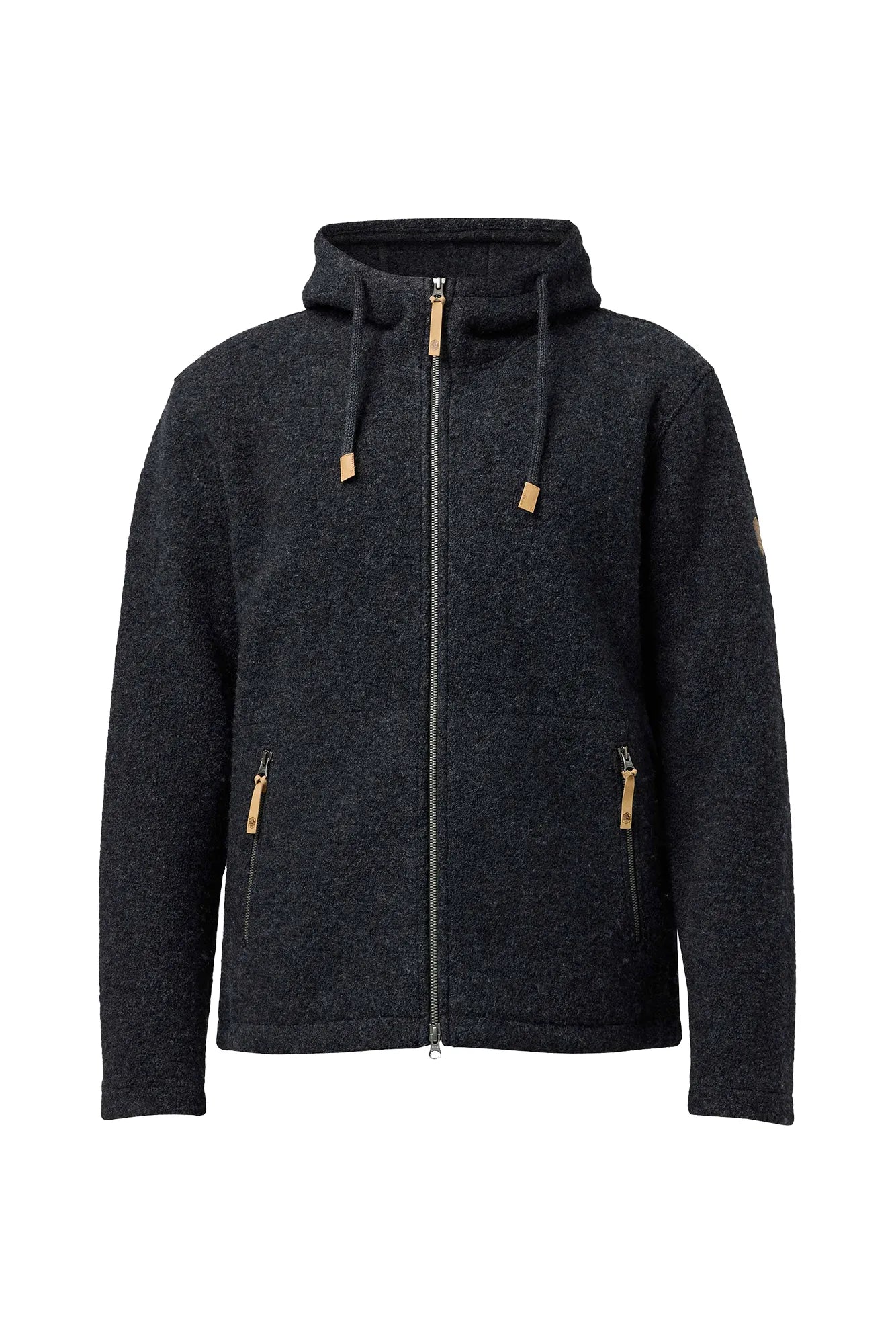 GY STRETEN JACKET, 100% FILTAD ULL — GRAPHITE MARL - Ivanhoe of Sweden