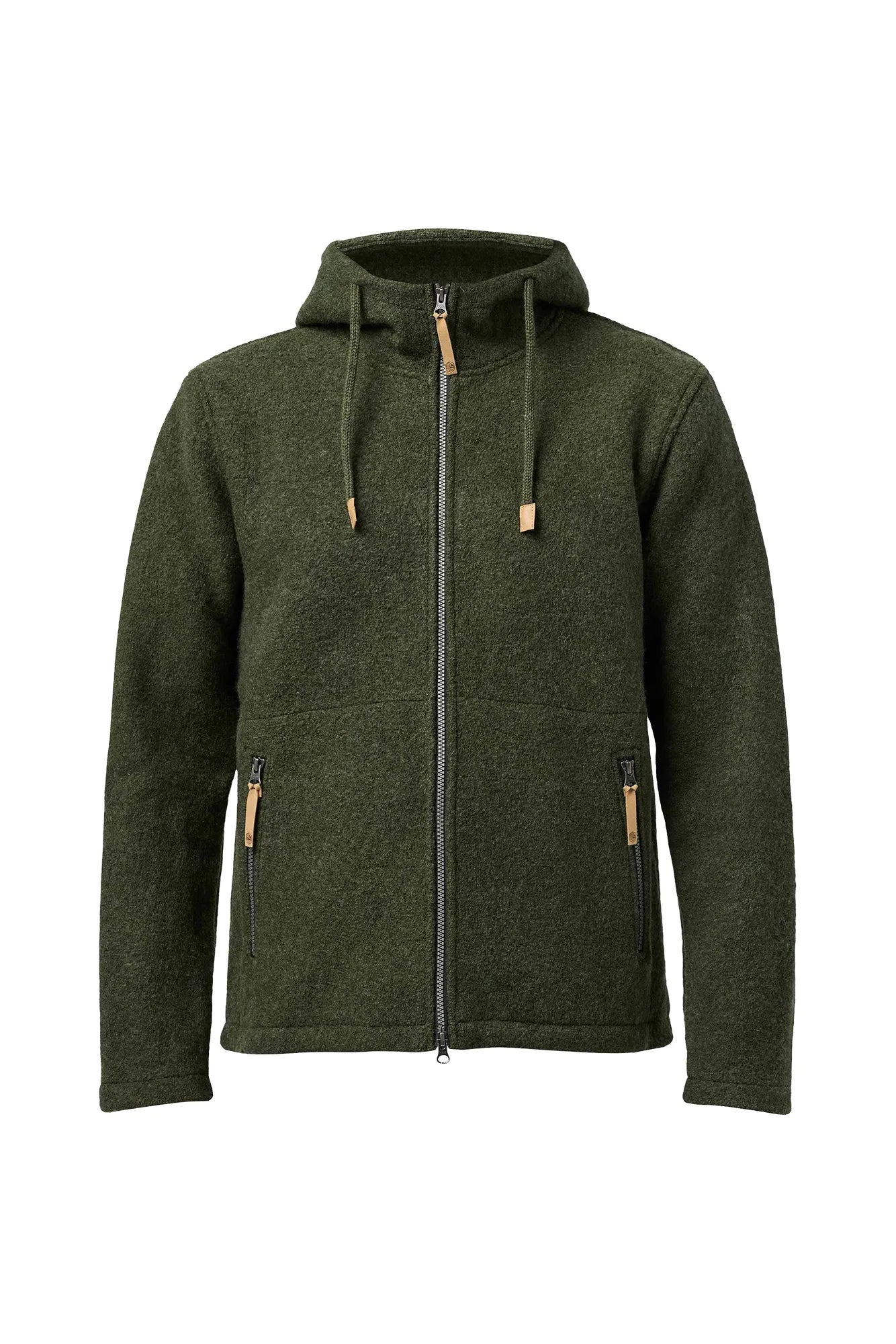 GY STRETEN JACKET, 100% FILTAD ULL — LODEN GREEN - Ivanhoe of Sweden