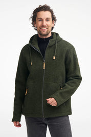 GY STRETEN JACKET, 100% FILTAD ULL — GRAPHITE MARL - Ivanhoe of Sweden