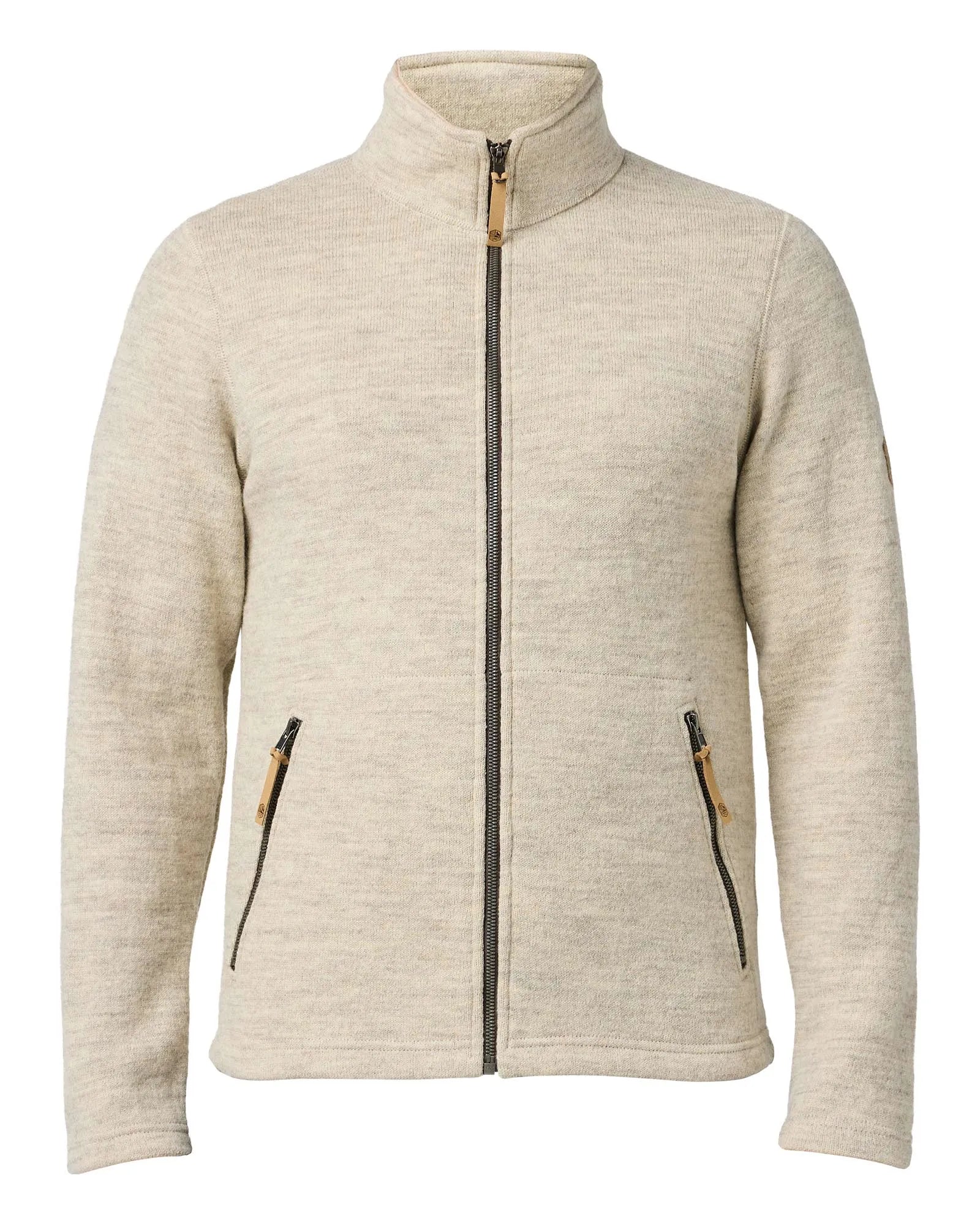 NLS SAP FULL ZIP, 100% OFÄRGAD ULL — BIRCH - Ivanhoe of Sweden