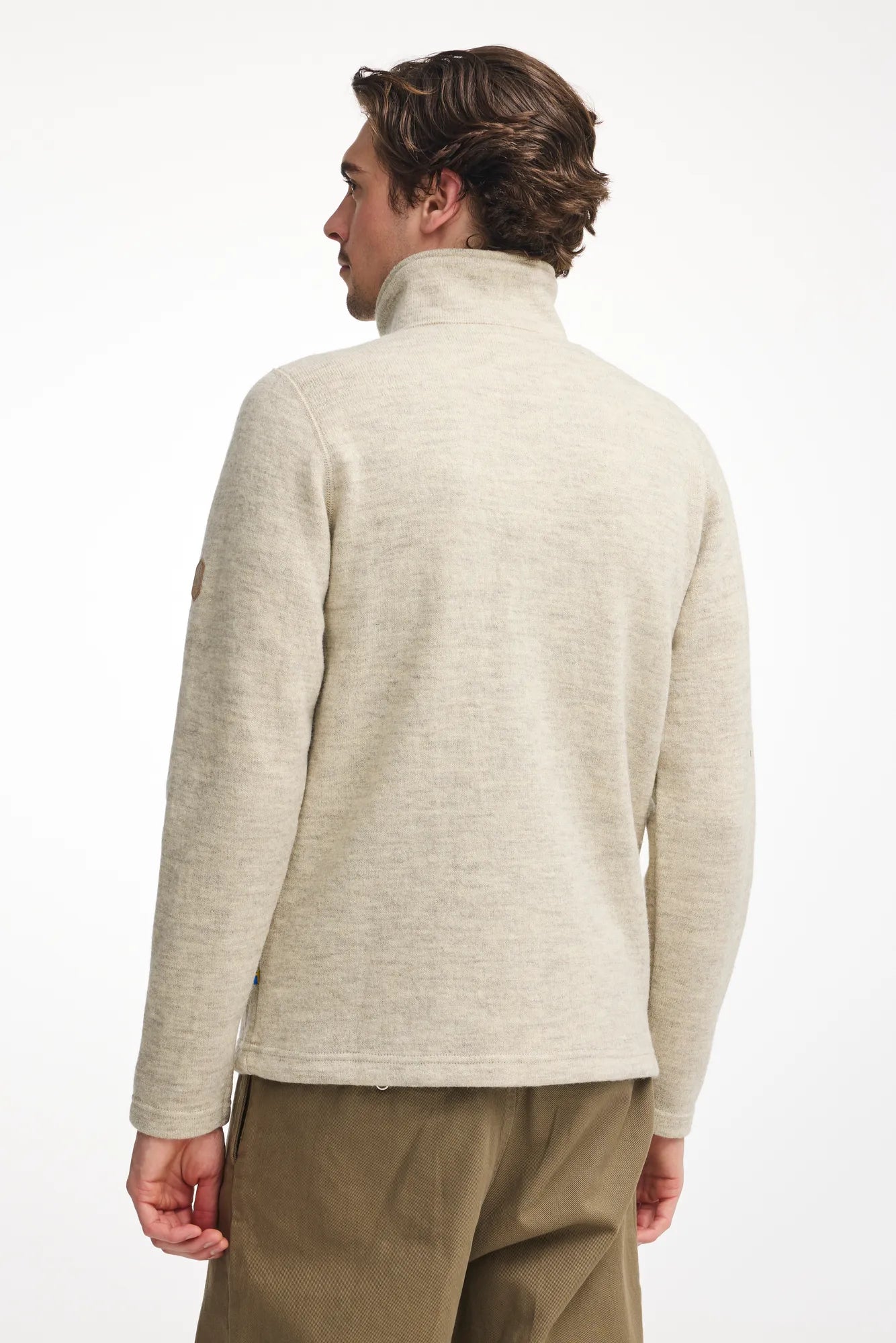 NLS SAP FULL ZIP, 100% OFÄRGAD ULL — BIRCH - Ivanhoe of Sweden