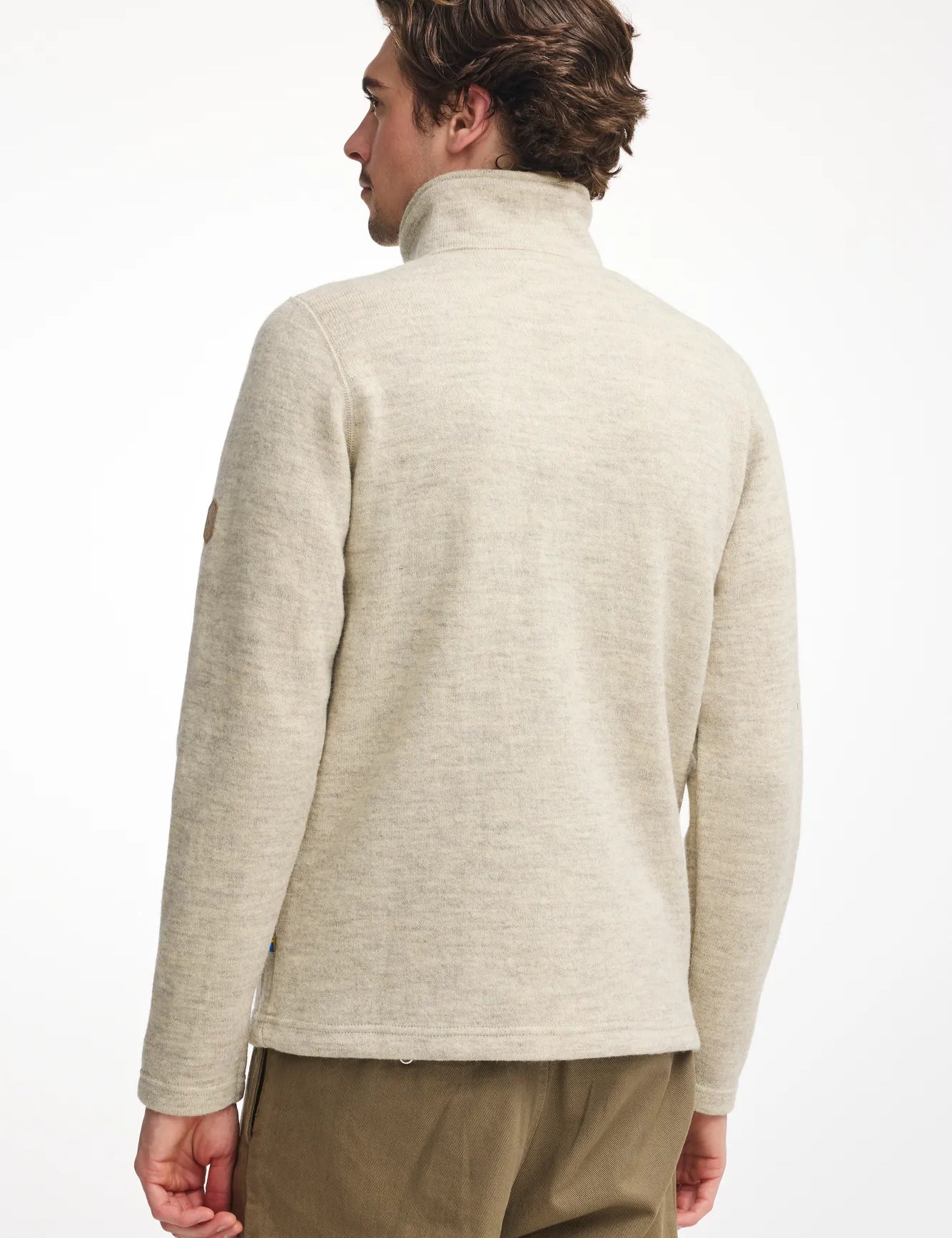 NLS SAP FULL ZIP, 100% OFÄRGAD ULL — BIRCH - Ivanhoe of Sweden