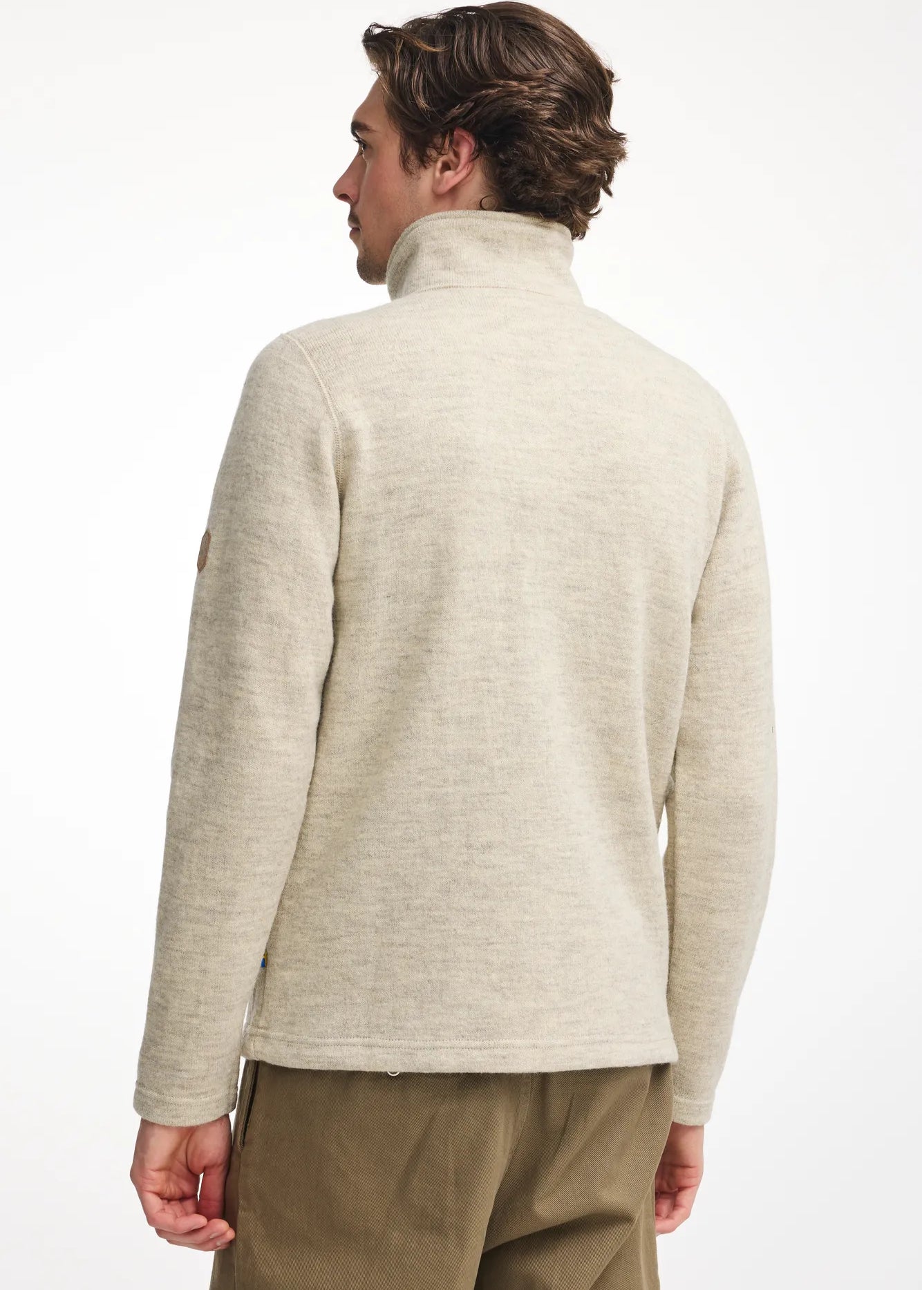 NLS SAP FULL ZIP, 100% OFÄRGAD ULL — BIRCH - Ivanhoe of Sweden