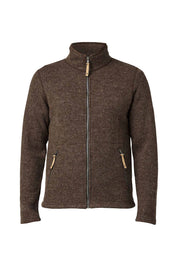 NLS SAP FULL ZIP, 100% OFÄRGAD ULL — CHOCOLATE - Ivanhoe of Sweden