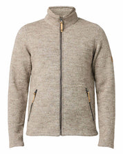 NLS SAP FULL ZIP, 100% OFÄRGAD ULL — LATTE - Ivanhoe of Sweden
