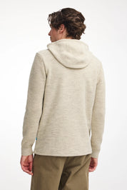 NLS PENTLAND HOOD, 100% OFÄRGAD ULL — BIRCH - Ivanhoe of Sweden