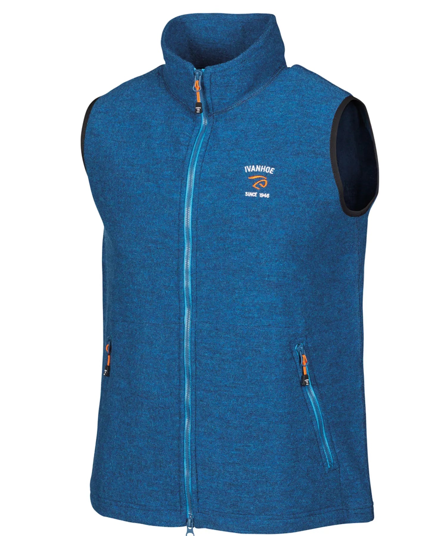 ELTON VEST, 98% ULL — ELECTRIC BLUE - Ivanhoe of Sweden