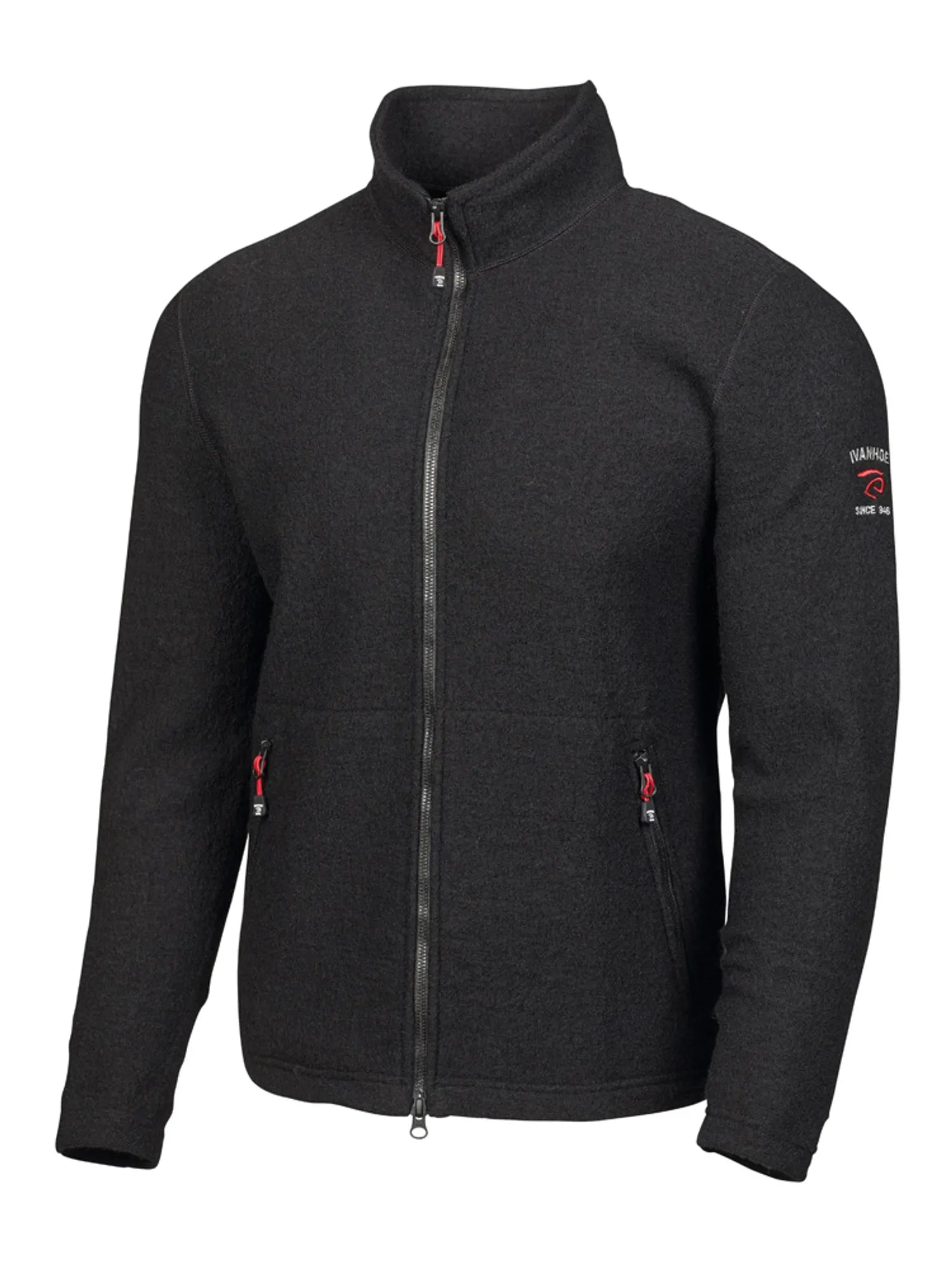 LOUIE FULL ZIP , 98% ULL — BLACK - Ivanhoe of Sweden