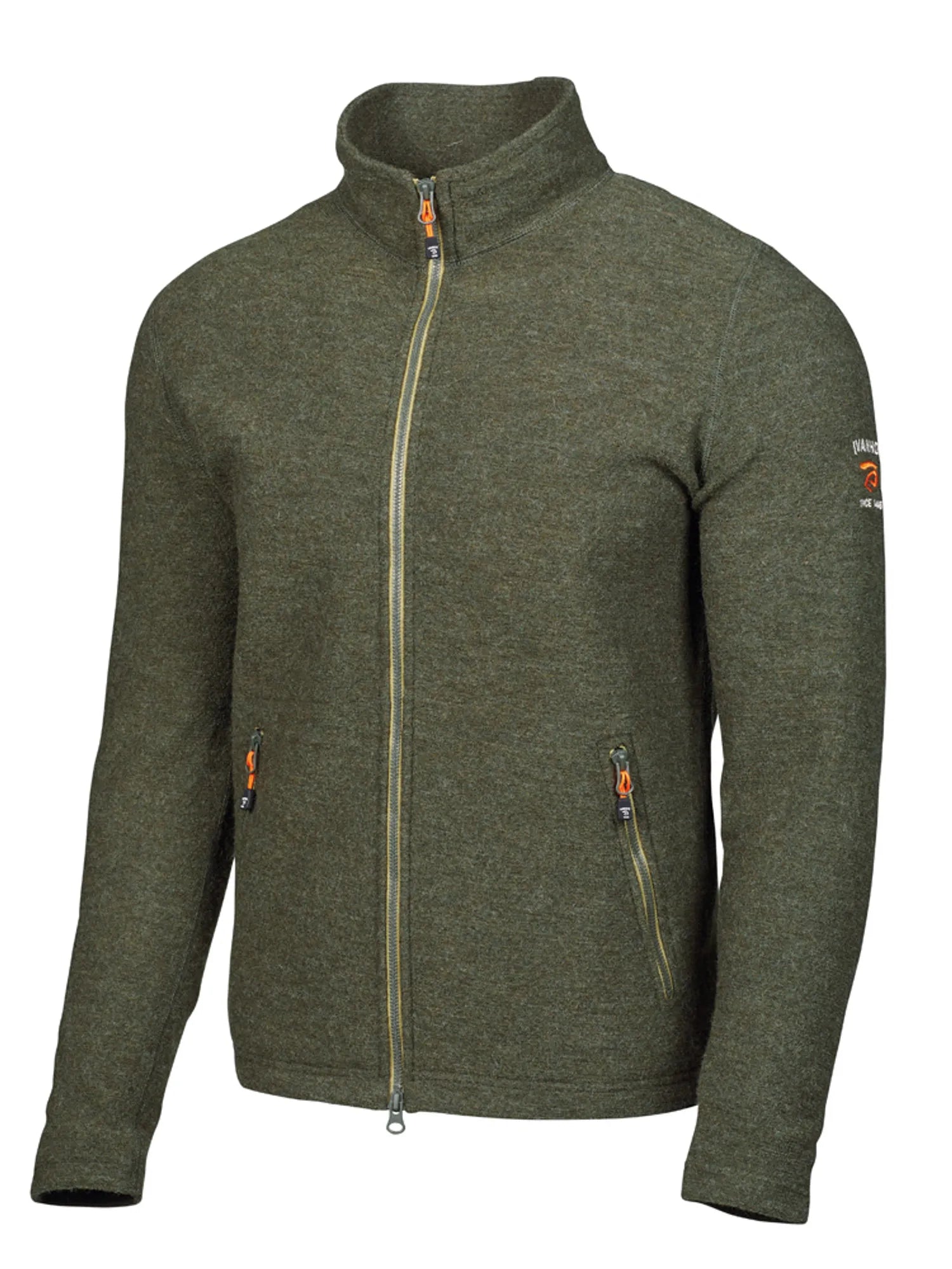 LOUIE FULL ZIP , 98% ULL — LODEN GREEN - Ivanhoe of Sweden