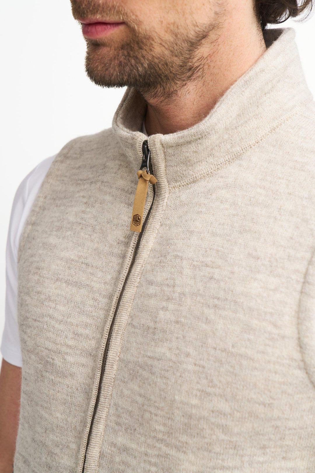 NLS Barley vest, 100% undyed wool – Ivanhoe of Sweden