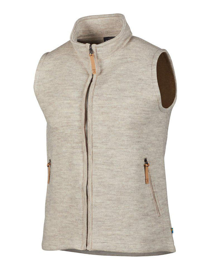 na.e Standard Wool Vest ベージュ NLS Barley vest, 100% undyed wool – Ivanhoe of Sweden