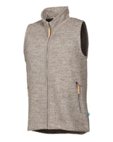 NLS BARLEY VEST, 100% UNDYED WOOL  — LATTE