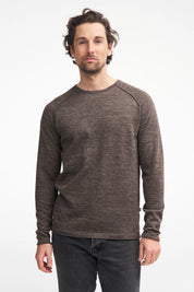 NLS BEECH CREWNECK, 100% OFÄRGAD ULL — BIRCH - Ivanhoe of Sweden