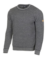 SVERRE CREWNECK, 100% ULL — GREY