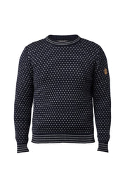 SVERRE CREWNECK, 100% ULL — NAVY - Ivanhoe of Sweden
