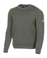 SVERRE CREWNECK, 100% ULL — LODEN GREEN