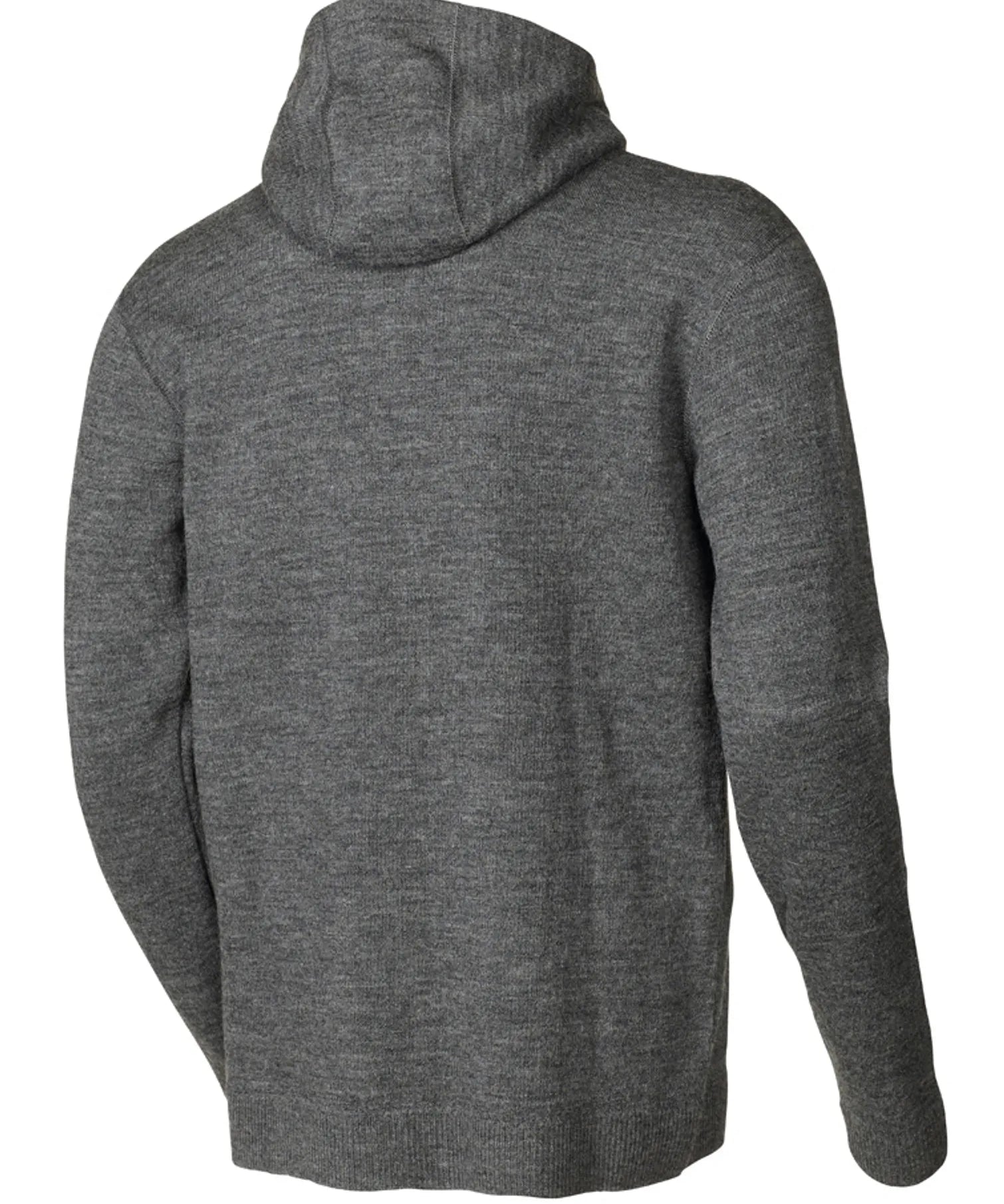 VOLMAR FULL ZIP, 69% ULL — GREY - Ivanhoe of Sweden