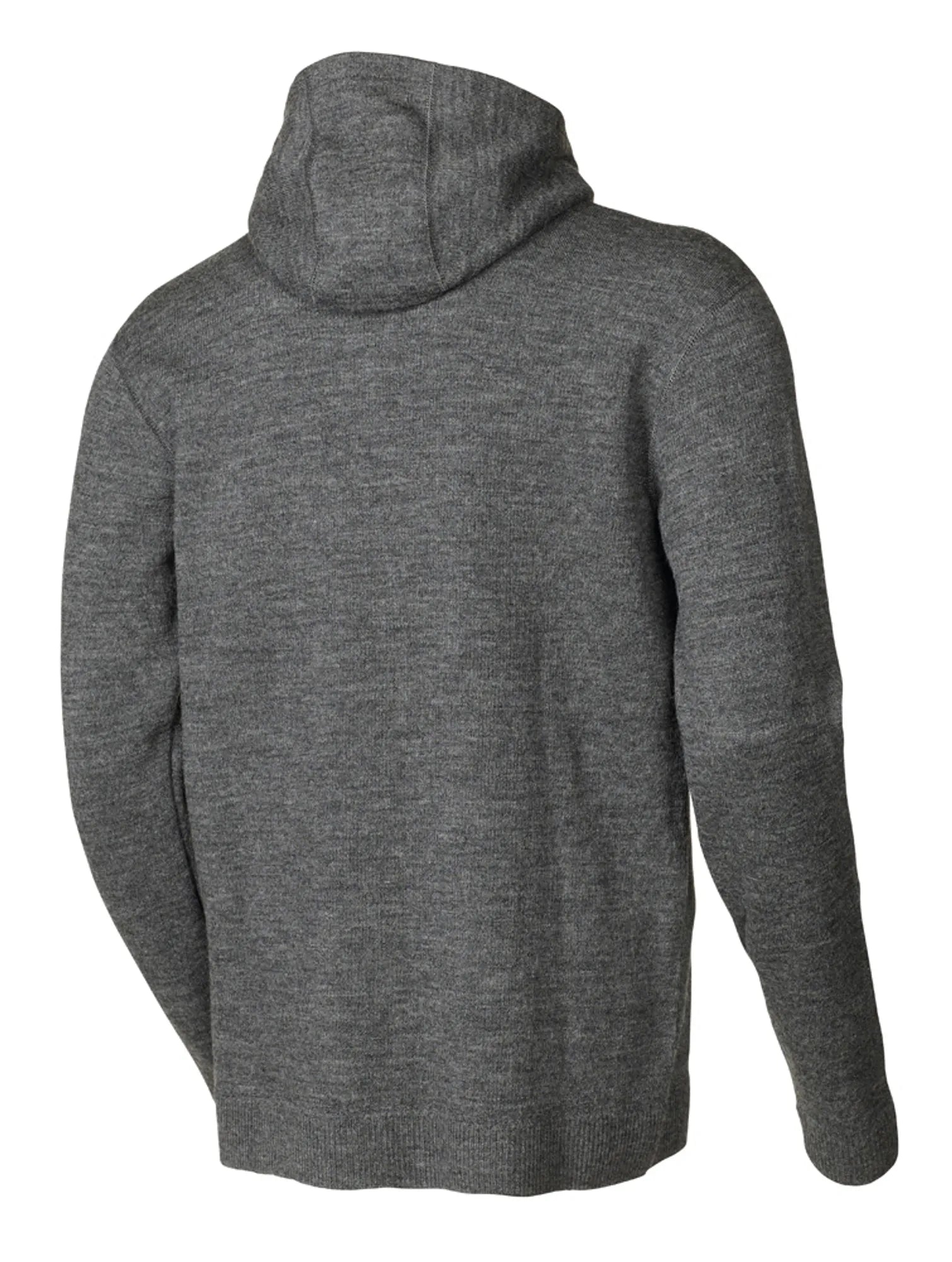 VOLMAR FULL ZIP, 69% ULL — GREY - Ivanhoe of Sweden