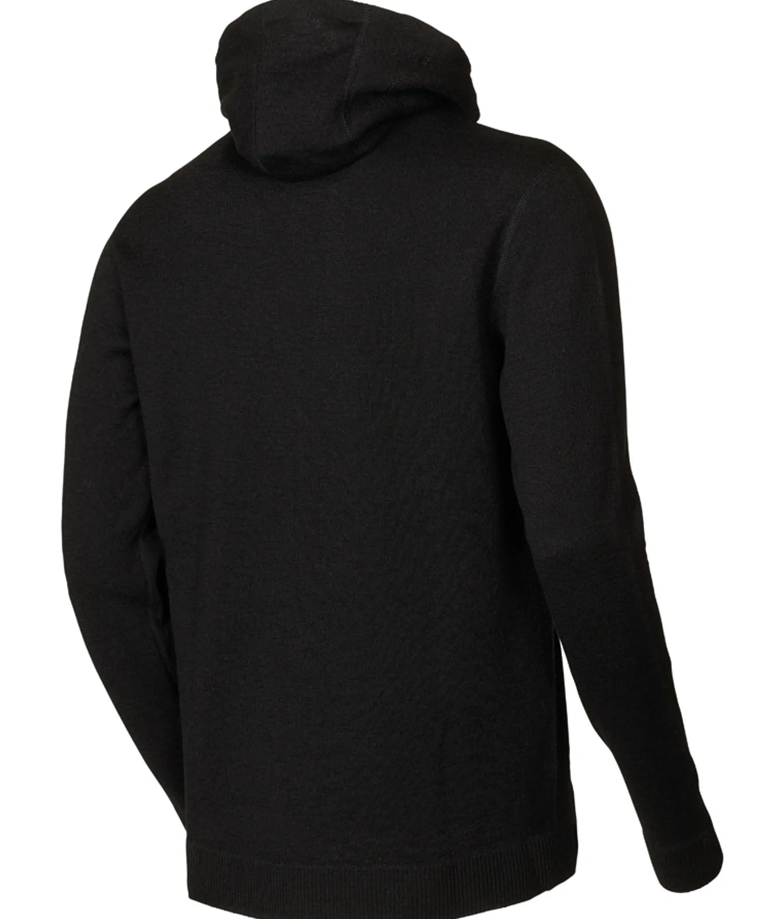 VOLMAR FULL ZIP, 69% ULL — BLACK - Ivanhoe of Sweden
