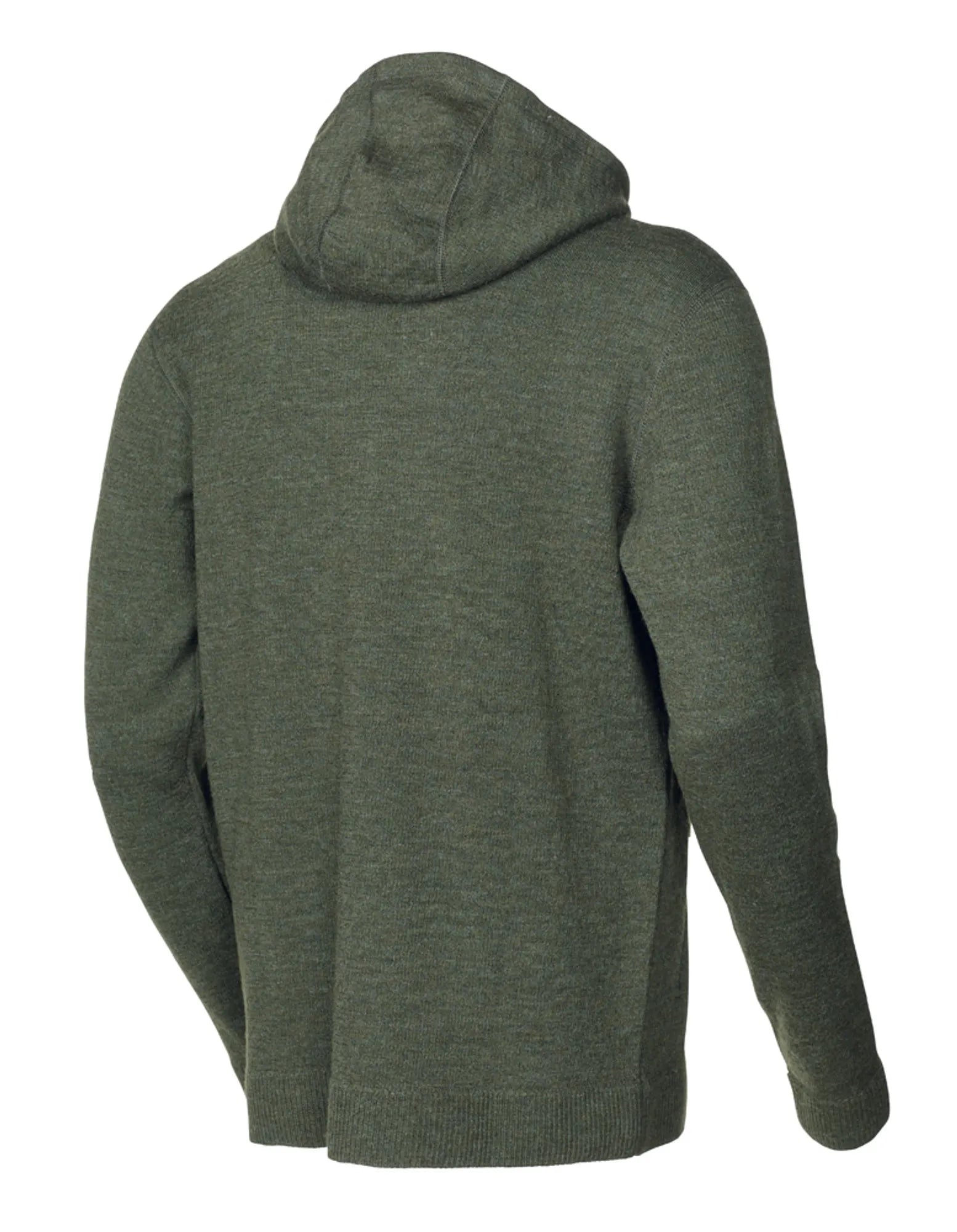 VOLMAR FULL ZIP, 69% ULL — LODEN GREEN - Ivanhoe of Sweden