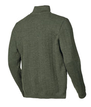 HUGO HALF ZIP, WINDBREAKER, 100% ULL — LODEN GREEN - Ivanhoe of Sweden